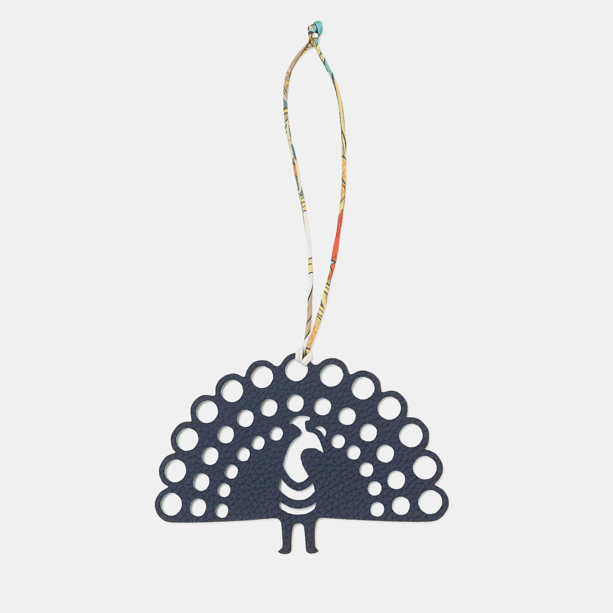 

Hermes Petit H Peacock Canopee/Blue Nuit Togo Leather Chevre Myzore Goatskin