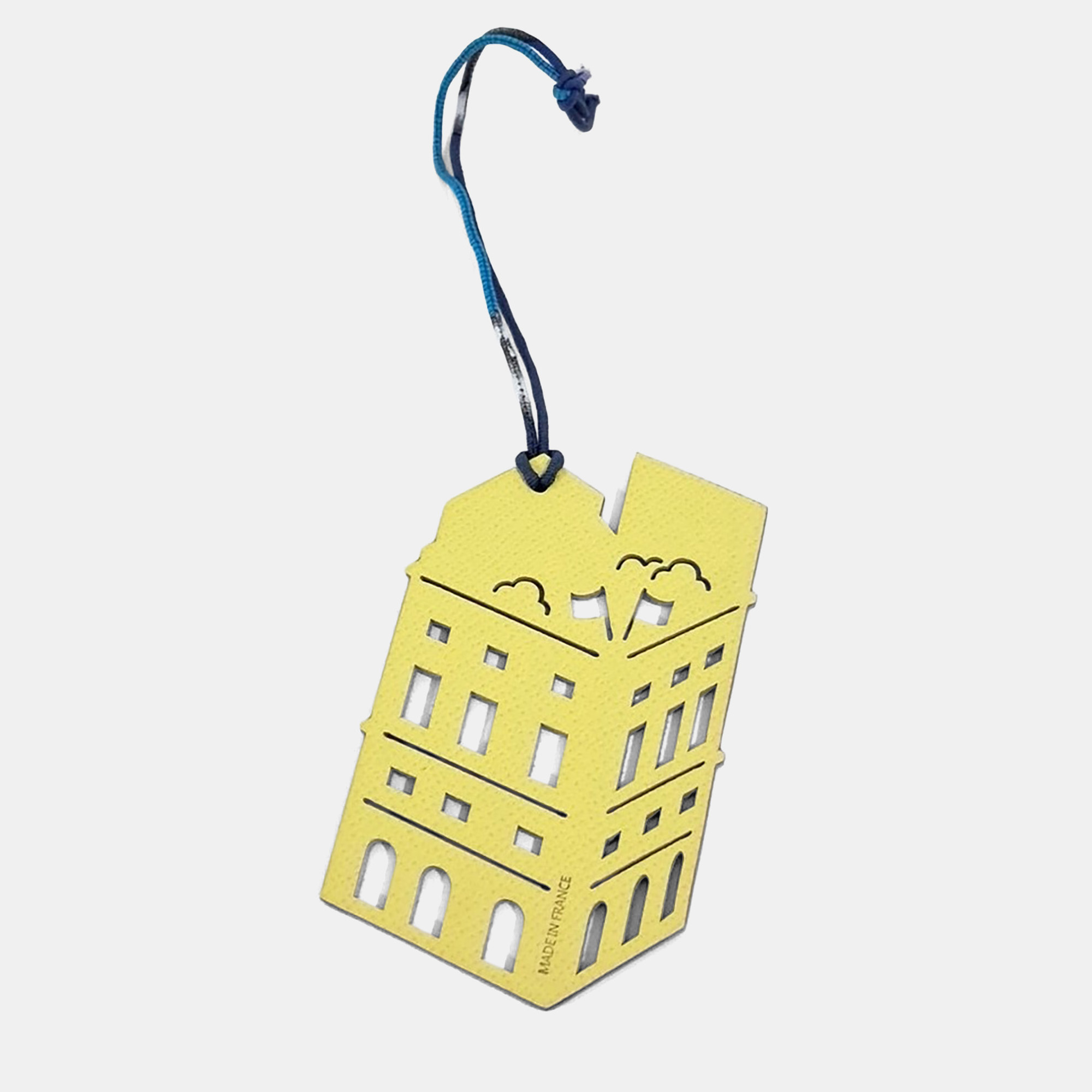

Hermes Leather Yellow Petit H Petit Hache Bag Charm