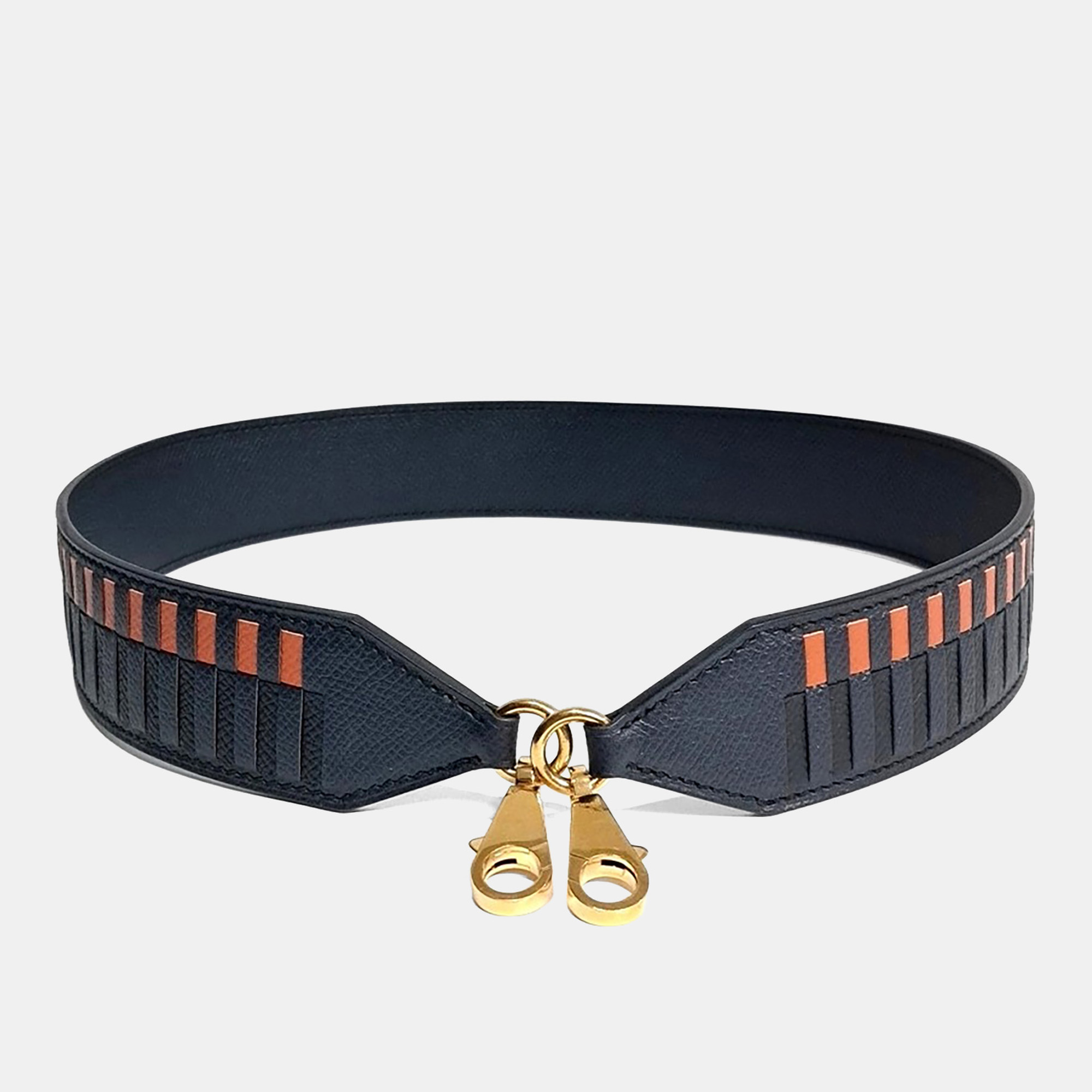 

Hermes Navy Multicolor Strap, Navy blue