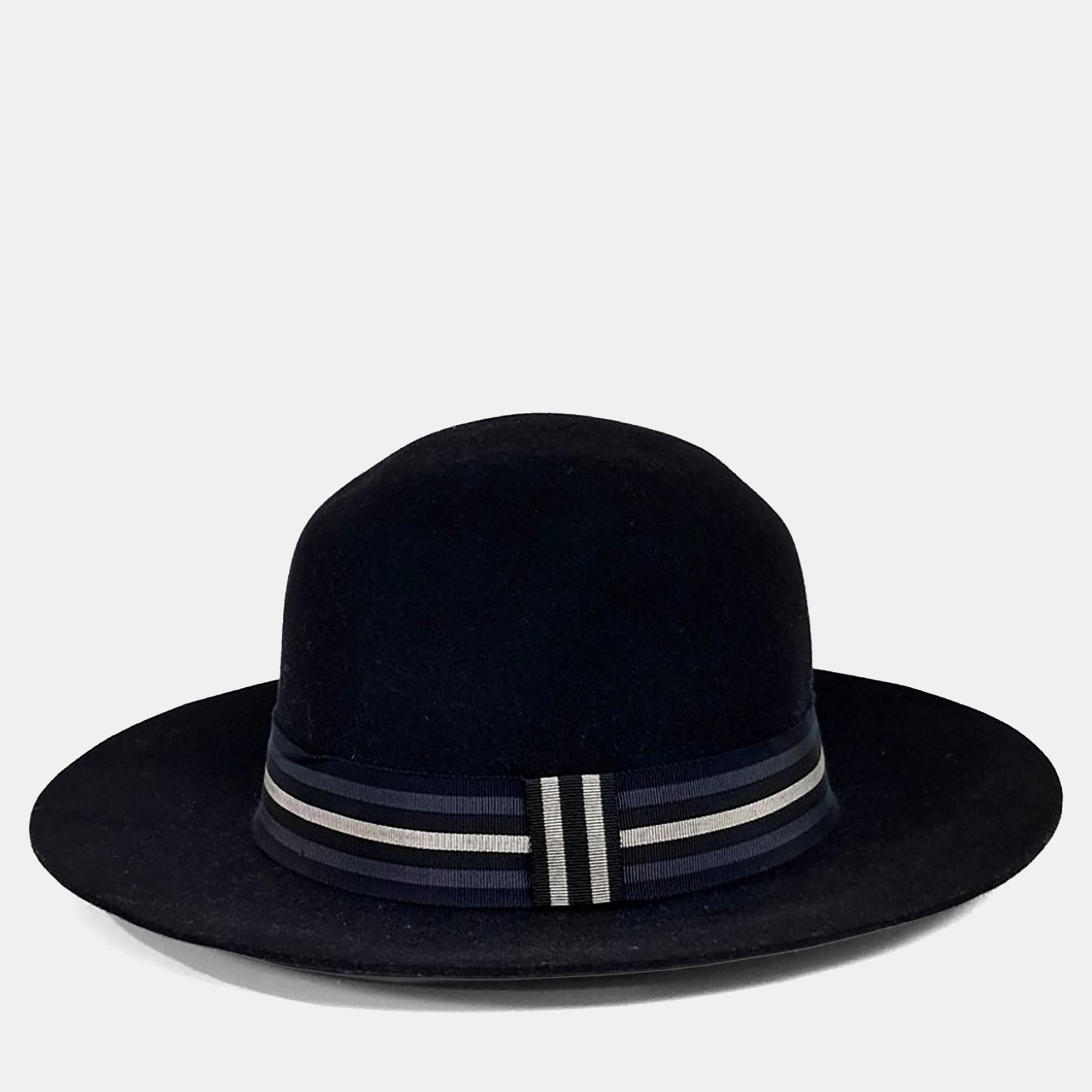

Hermes Black Felt Hat