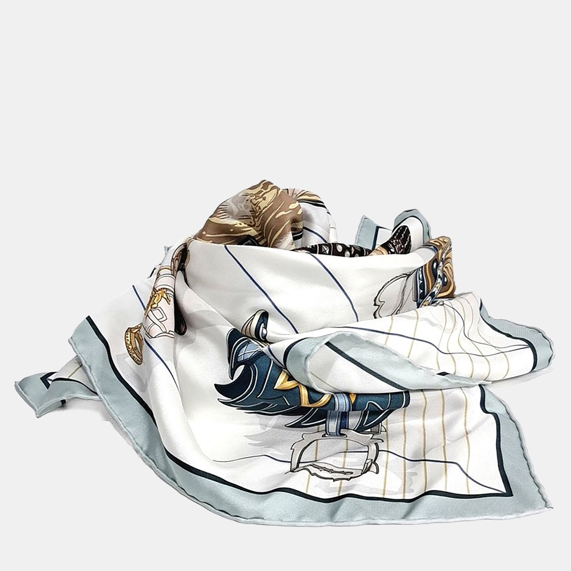 

Hermes Silk Multicolor Scarf