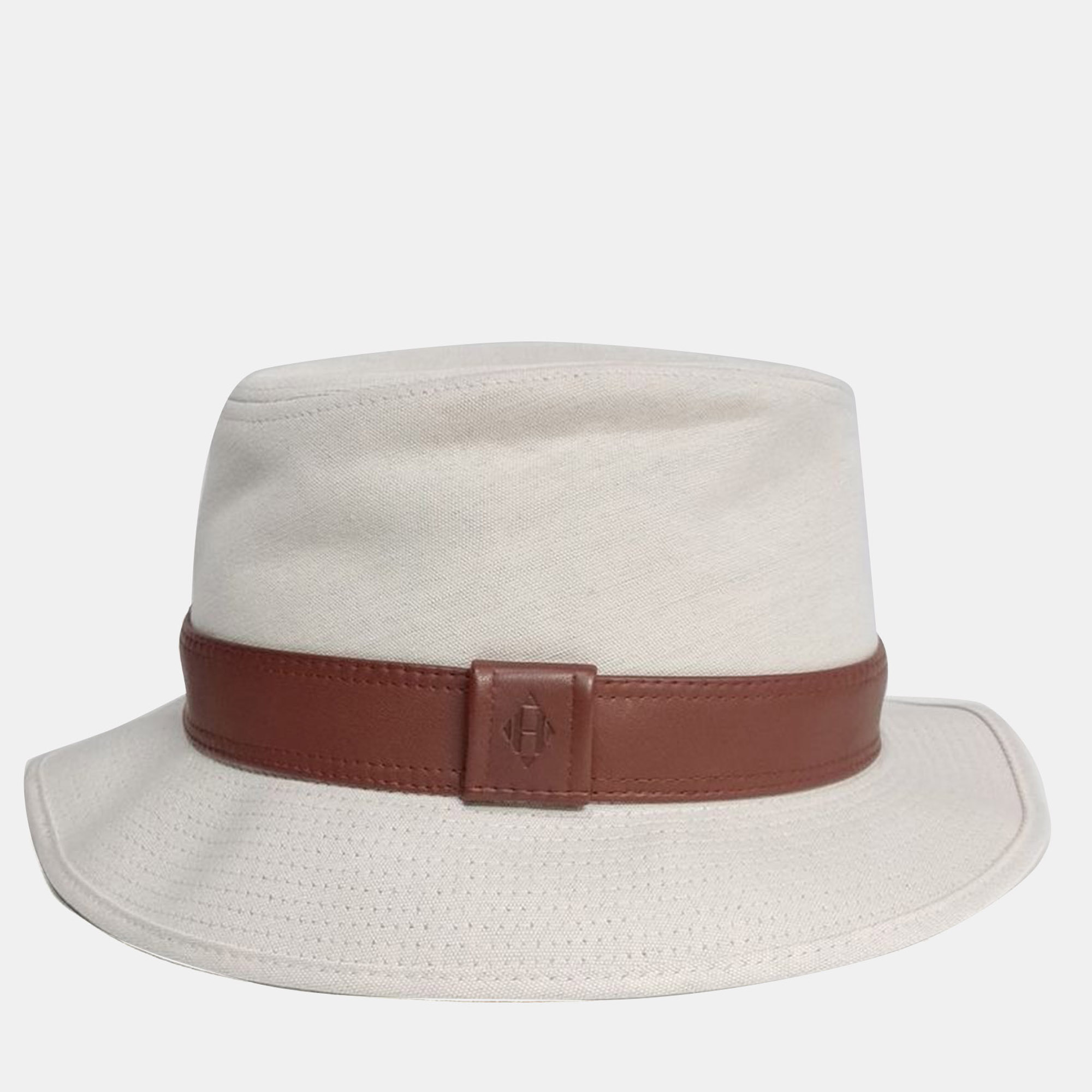 

Hermes Cotton Beige/Brown Hat