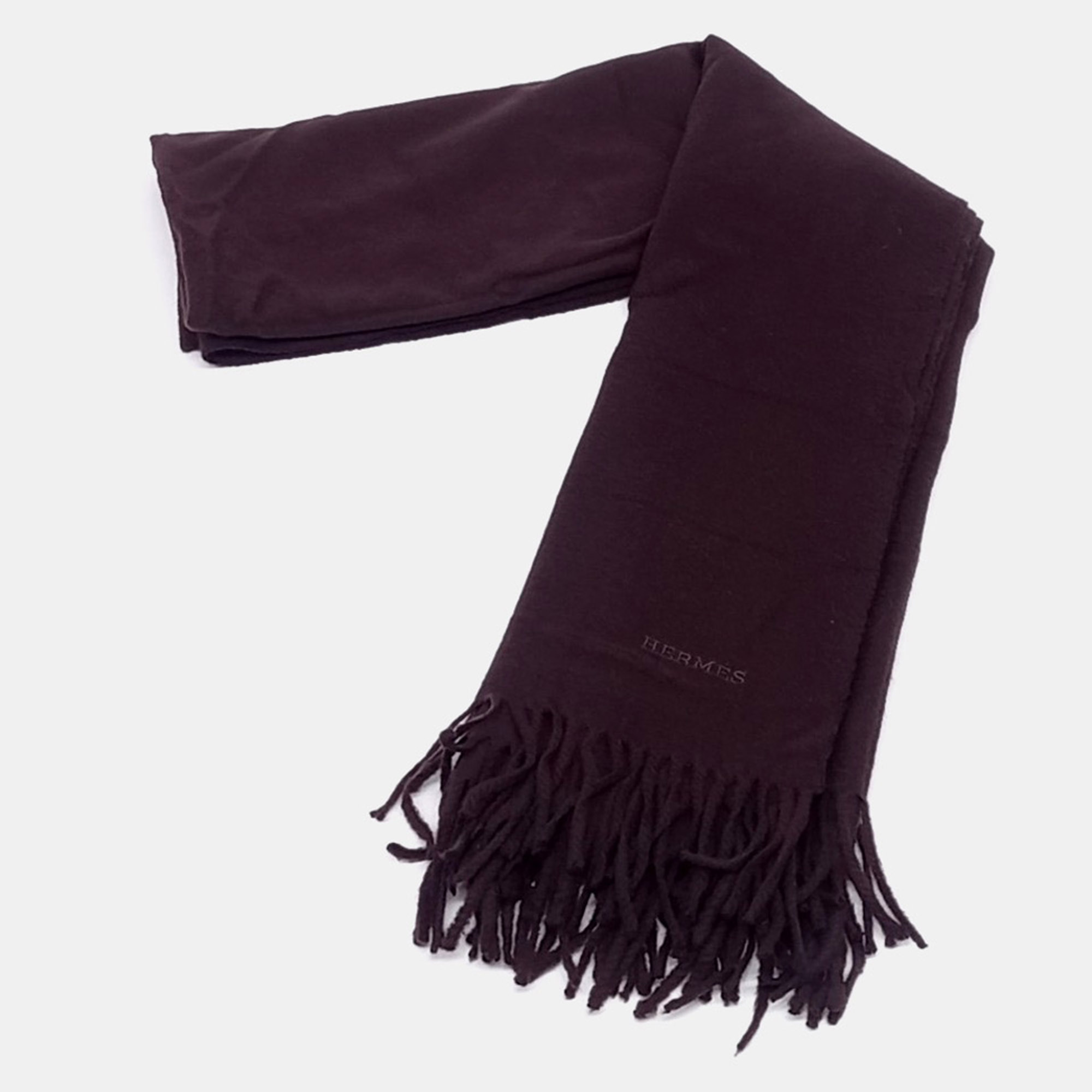

Hermès Cashmere Scarf, Brown