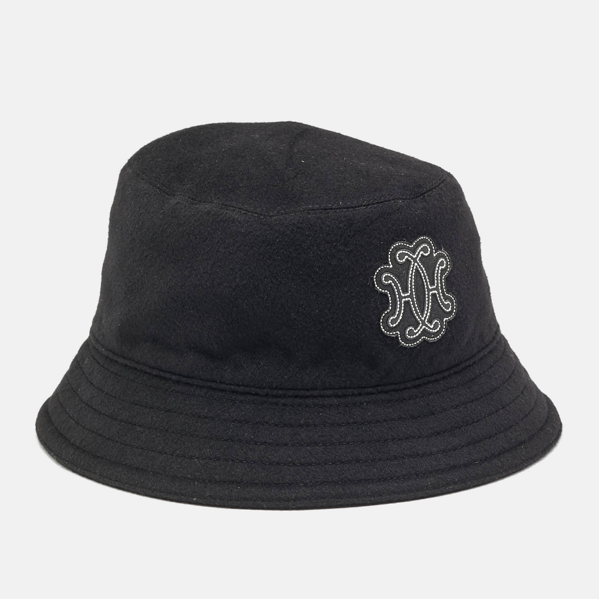 

Hermès Black Cashmere Harper Lift Bucket Hat