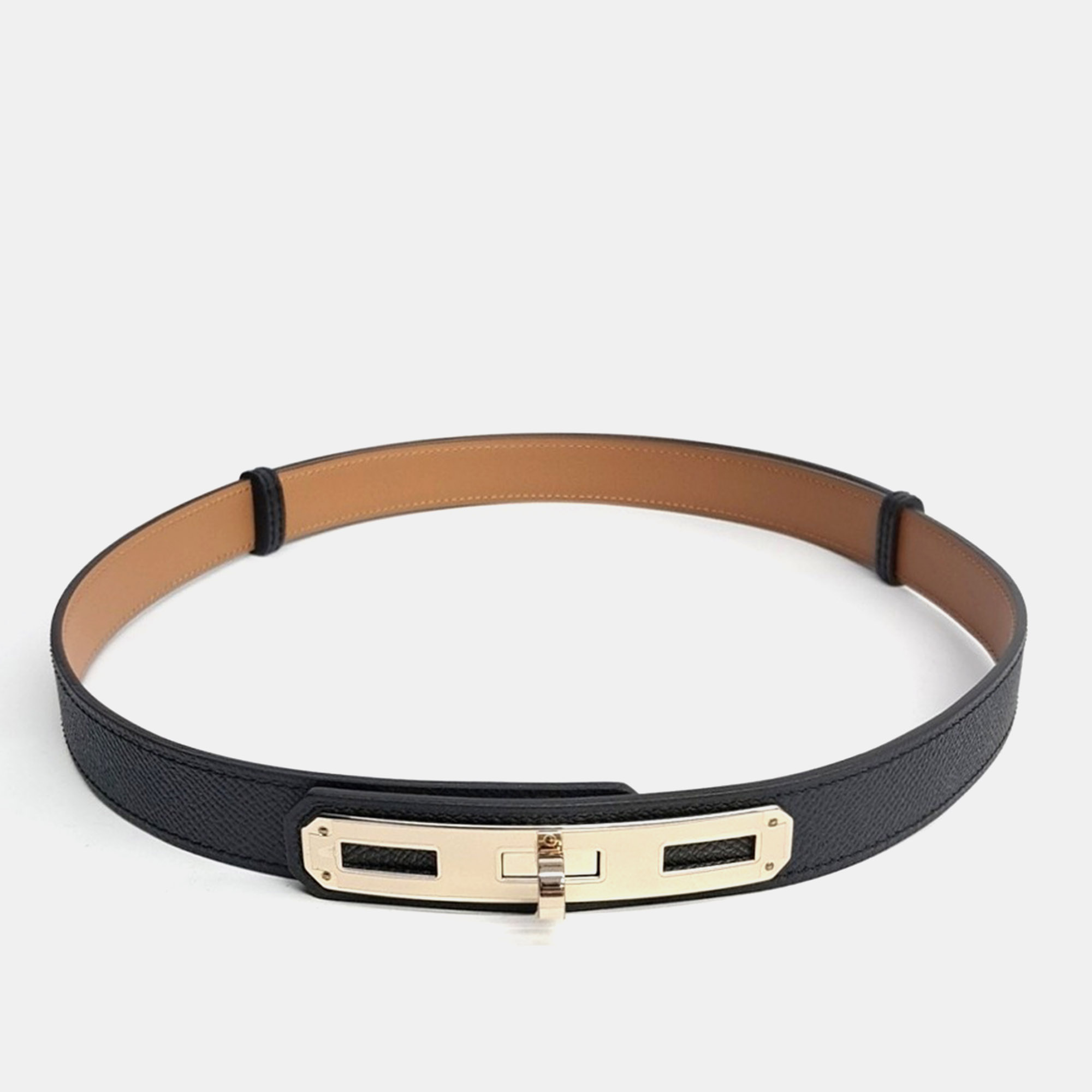 

Hermès Leather Kelly Belt (D), Black