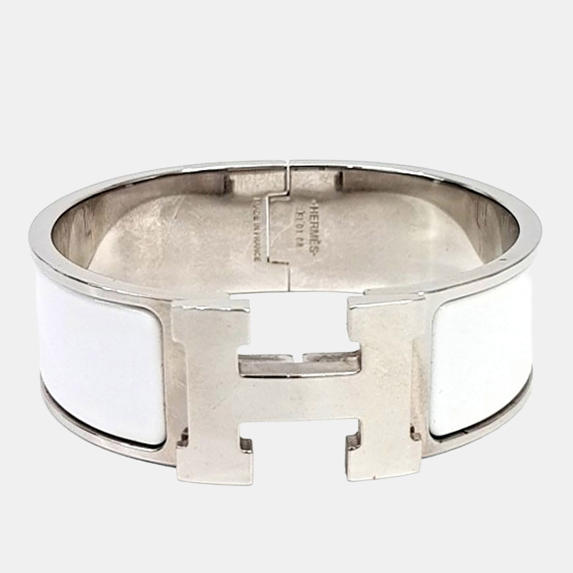 

Hermès Click Click Silver Bracelet