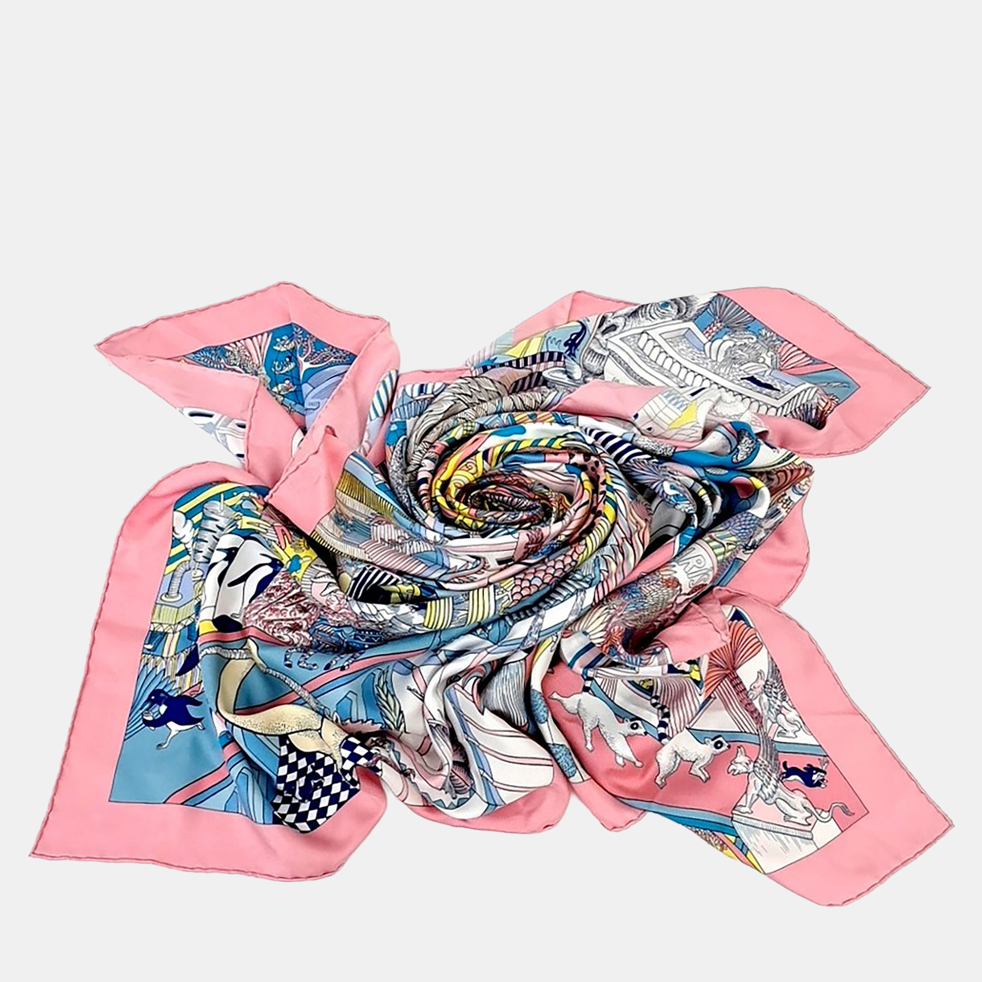 

Hermès Multicolor silk scarf