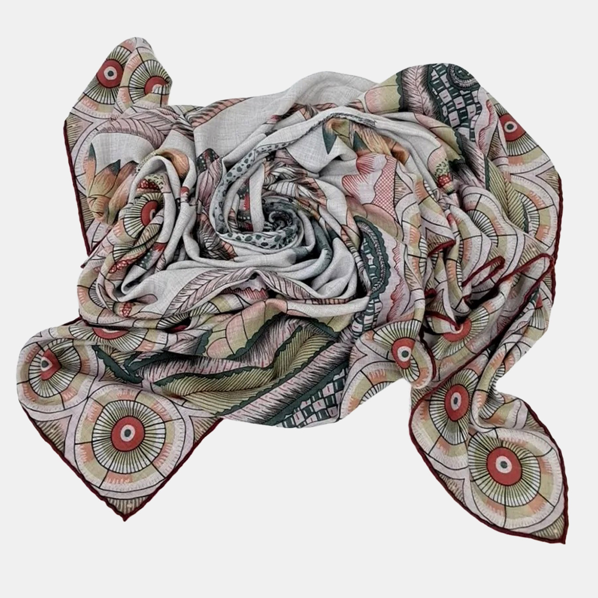 

Hermès Cashmere Scarf and Shawl, Multicolor