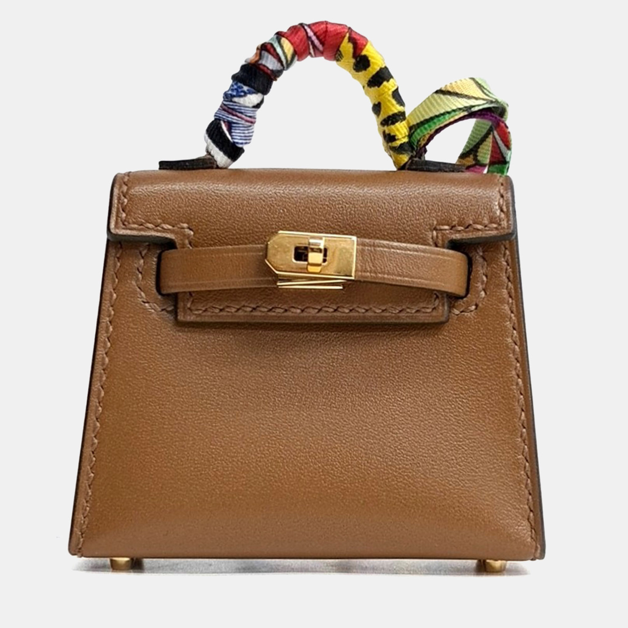 

Hermès Kelly Twilly Bag Charm (Z), Brown