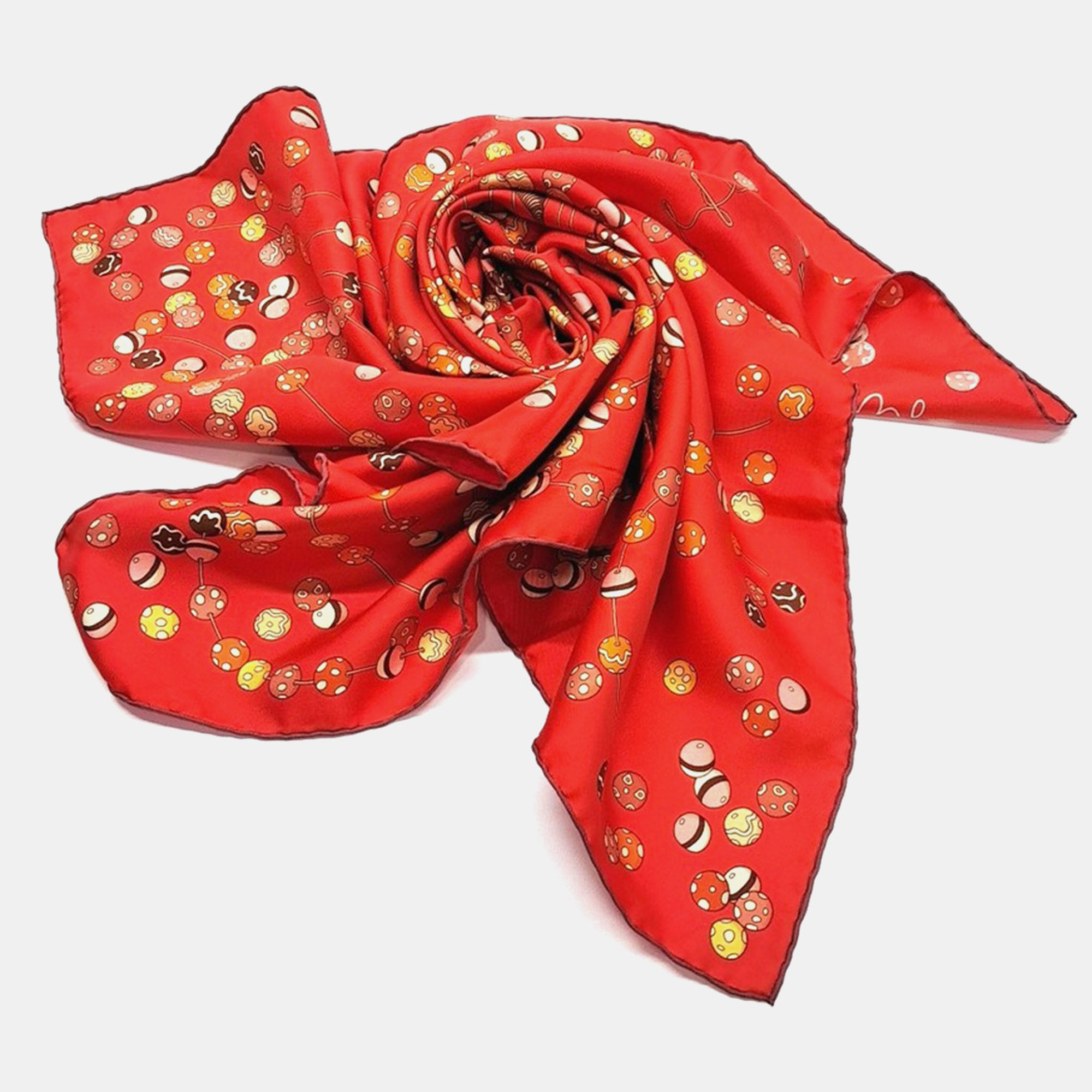 Pre Owned Hermès Multicolor Silk scarf
