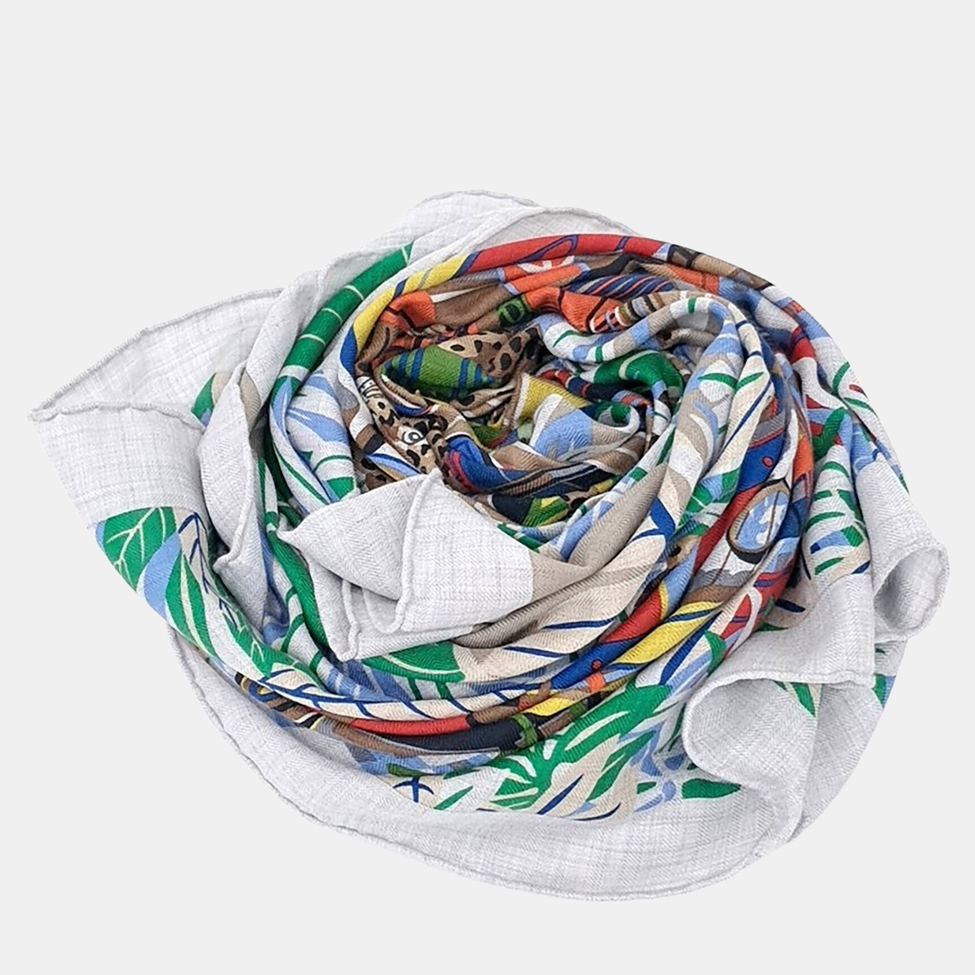 

Hermès Cashmere Multicolor Scarf