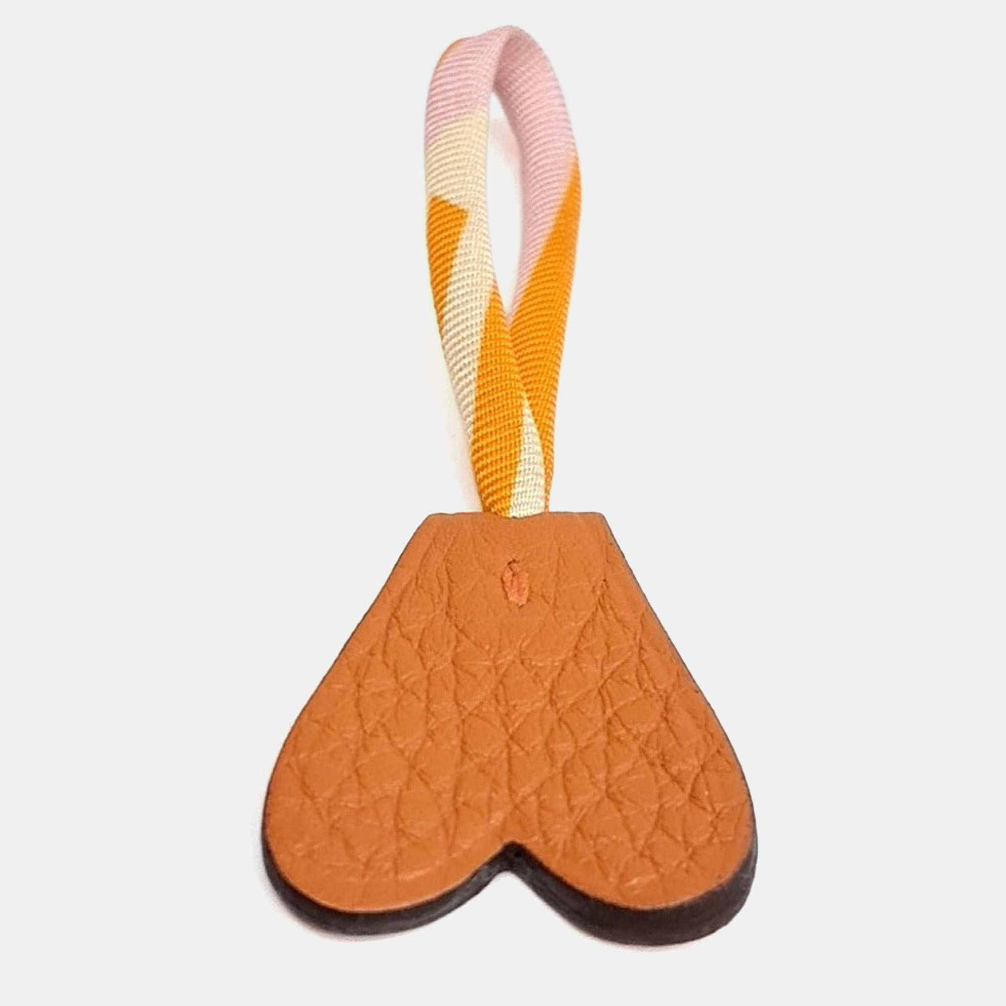 

Hermès Petit H bag charm, Orange