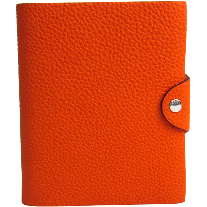 Hermes Capucine Togo Leather Ulysse Mini Notebook Hermes