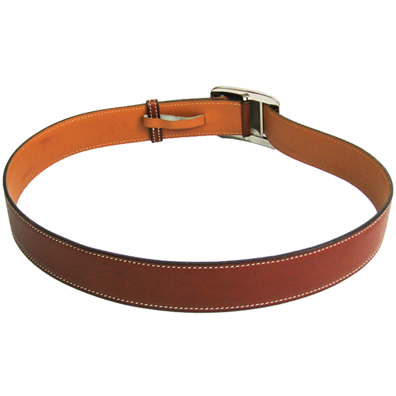 

Hermes Brown Leather Belt