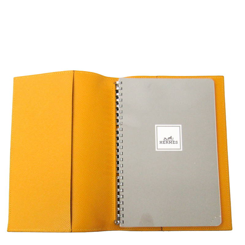 

Hermes Red Courchevel Leather Agenda Planner