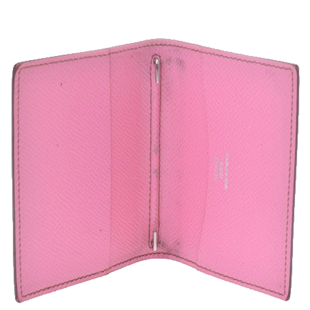 

Hermes Pink Epsom Leather Agenda Cover