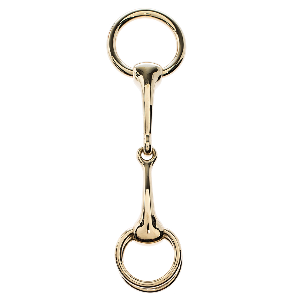 Pre Owned Hermes Mors Permabrass Sans Plomb Scarf Ring