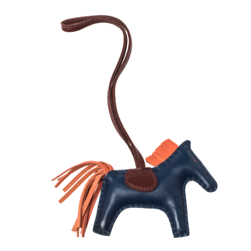 

Hermes Tri Color GriGri Rodeo Horse Bag Charm PM, Multicolor