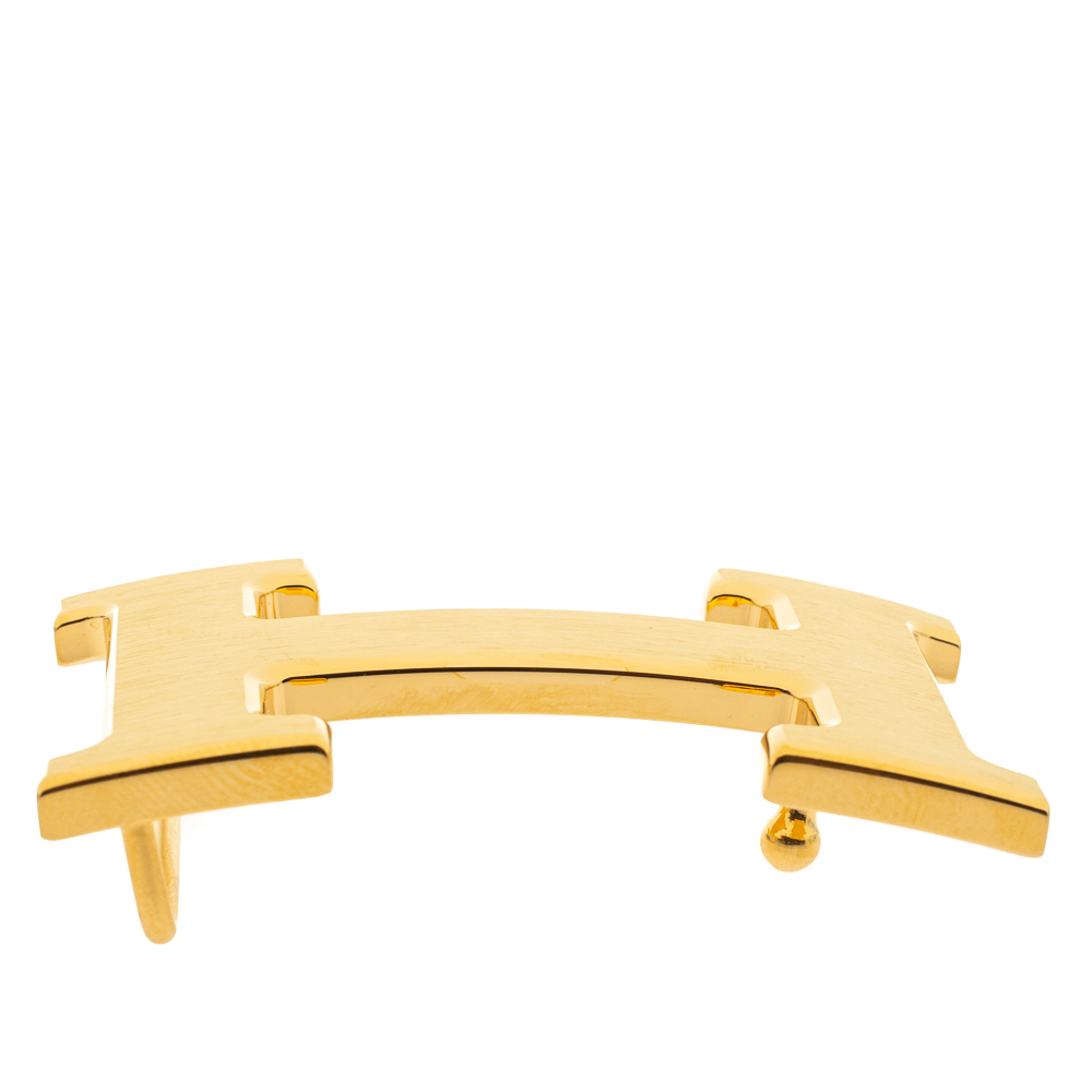 

Herm÷s Constance Polished Gold Plated Belt Buckle