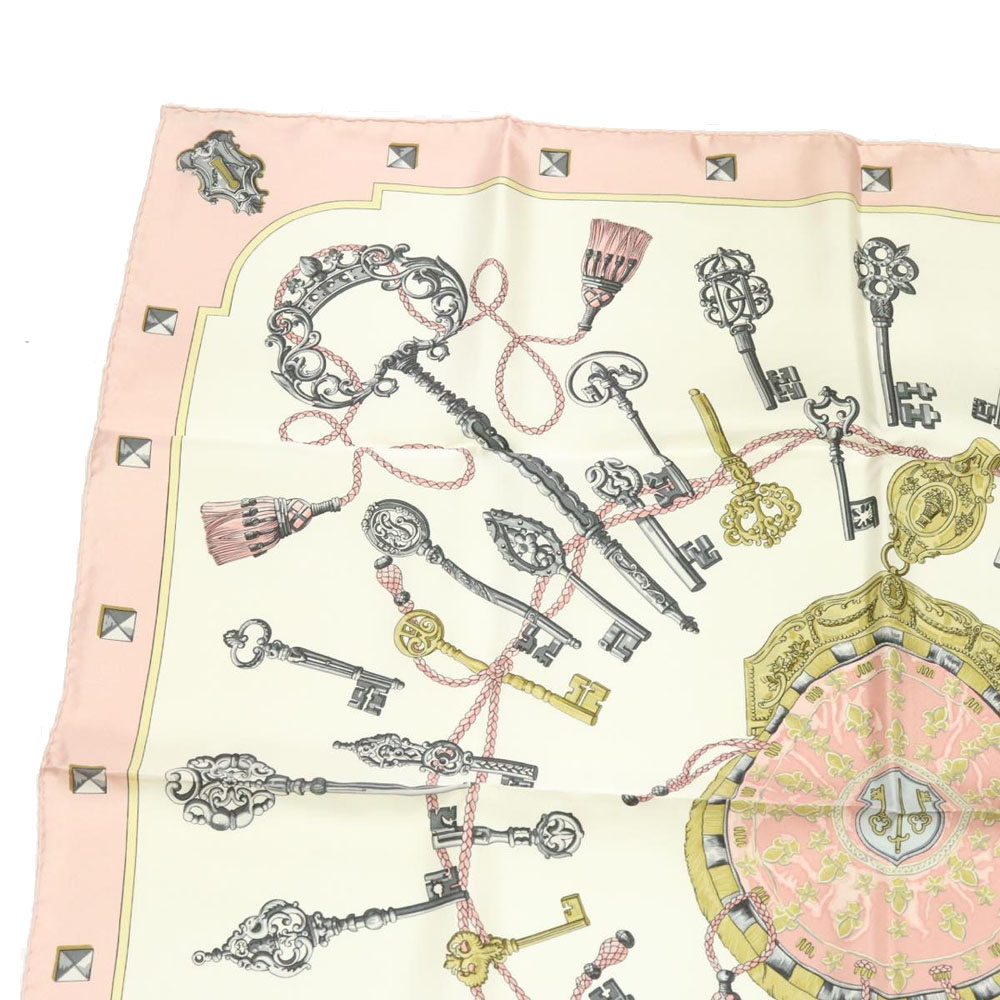 

Hermes Multicolor Silk Carre 90 Scarf