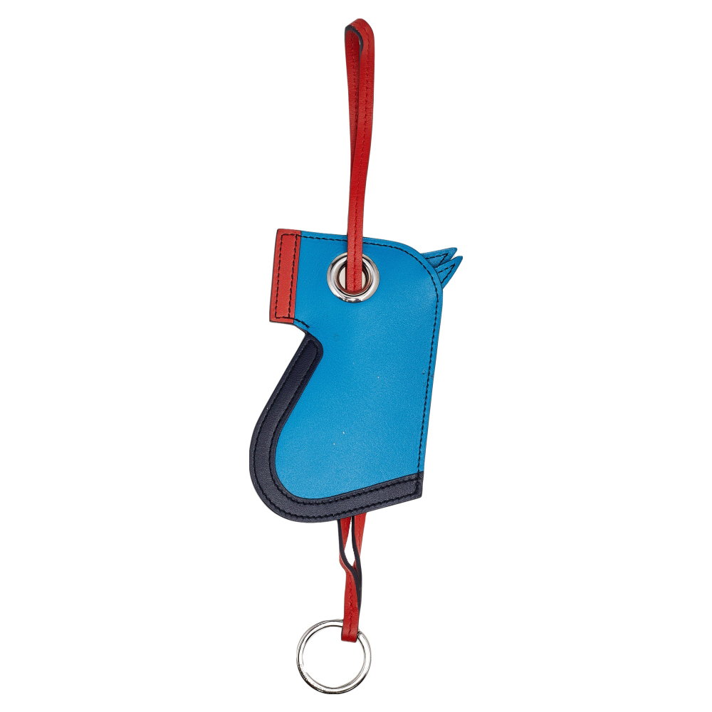 

Hermes Multicolor Tadelakt Leather Camail Key Ring