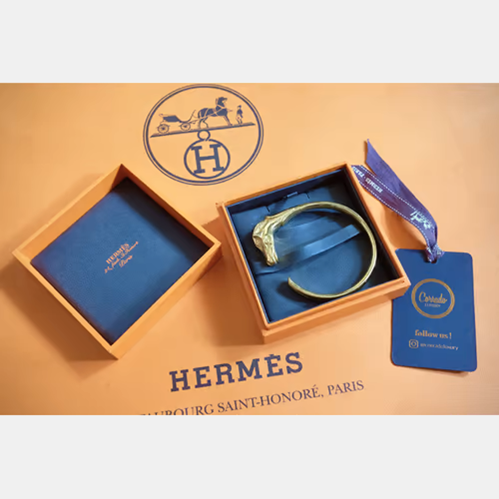 

Hermes Gold Plated Vintage Bracelet