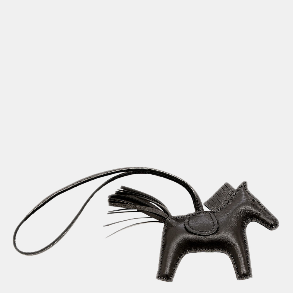 

Hermes Rodeo PM Bag Charm Annu Milo Saw Black A Engraved