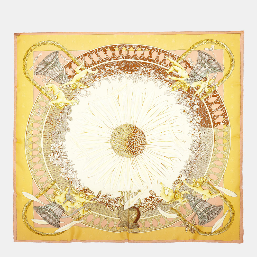 

Hermes Multicolor Amours Silk Scarf