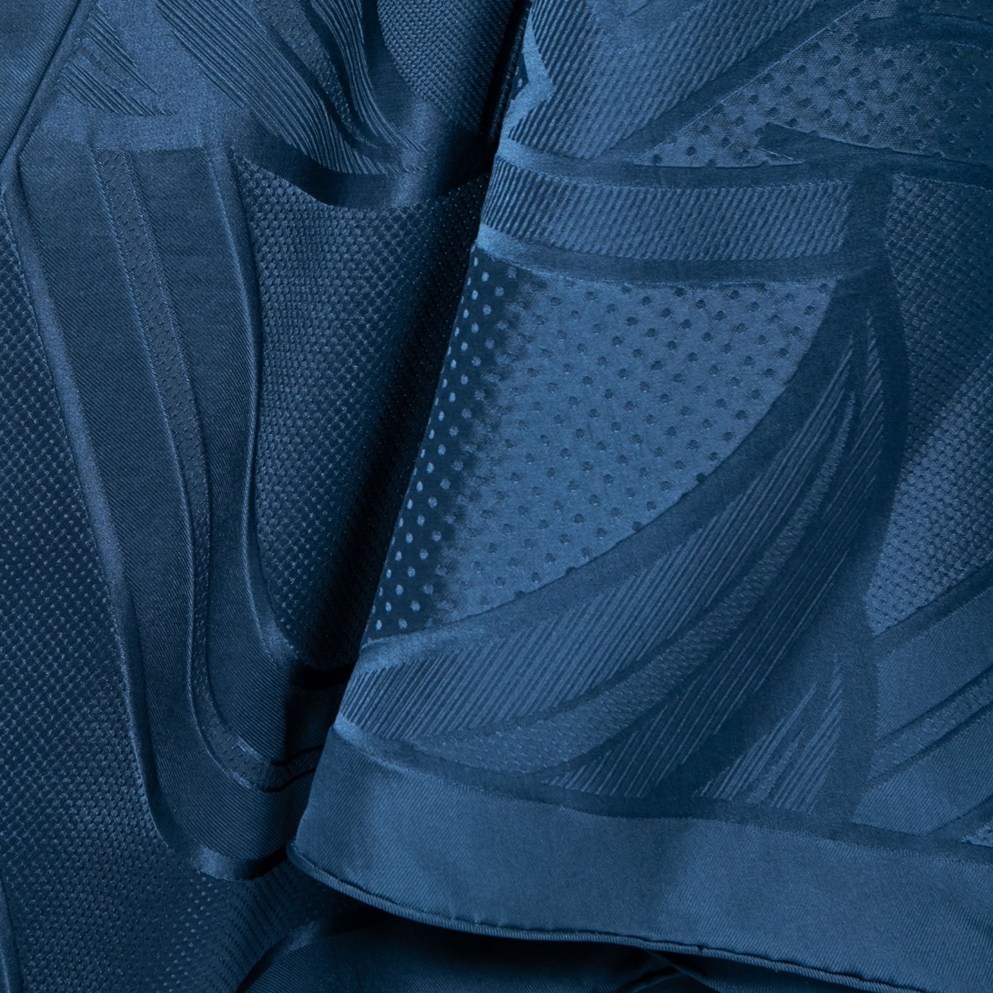 

Hermès Midnight Blue Quadrige Silk Jacquard Losange Scarf
