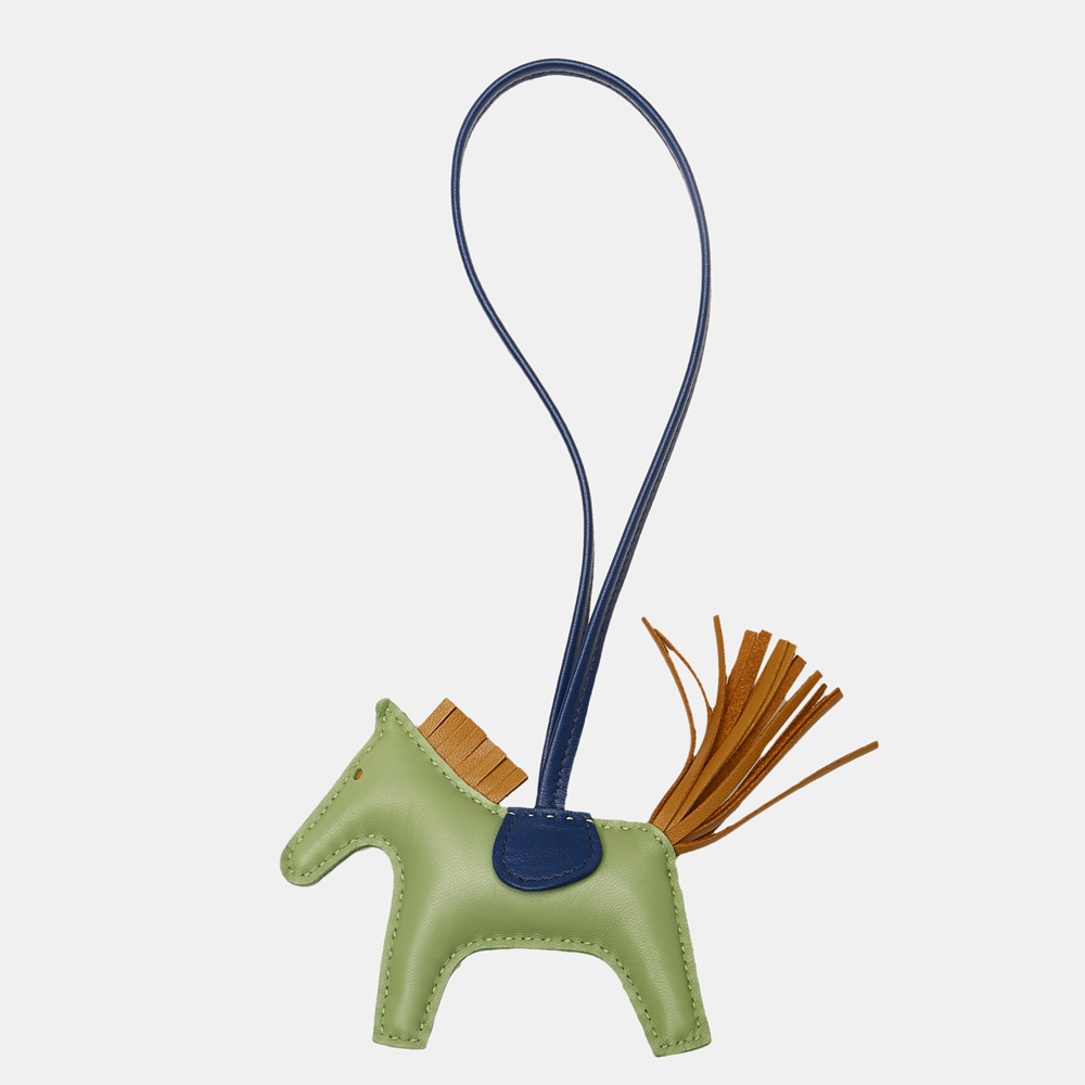 

Hermes Blue/Green Grigri Rodeo Bag Charm