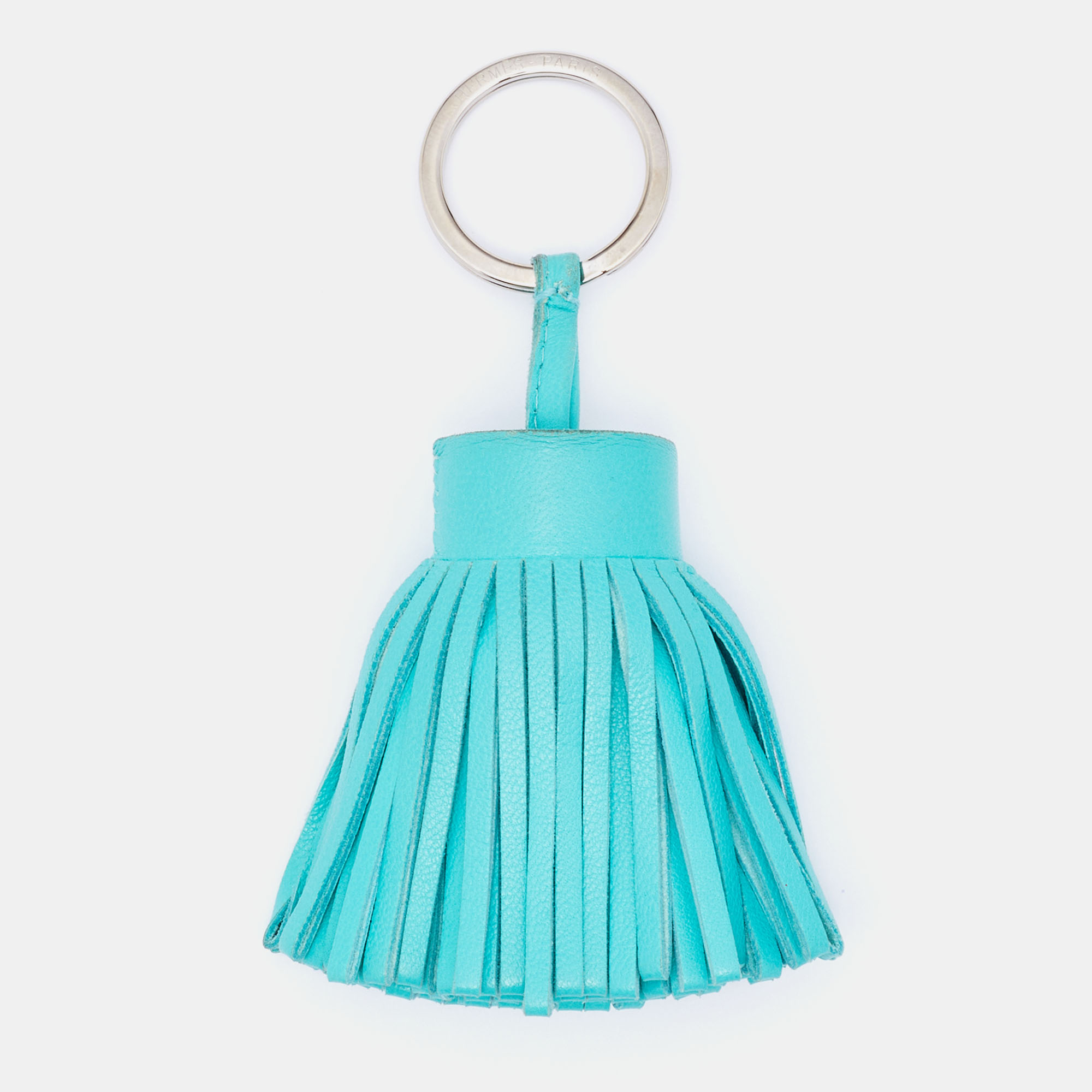 

Hermes Sea Green Lambskin Leather Carmen Tassel Keychain