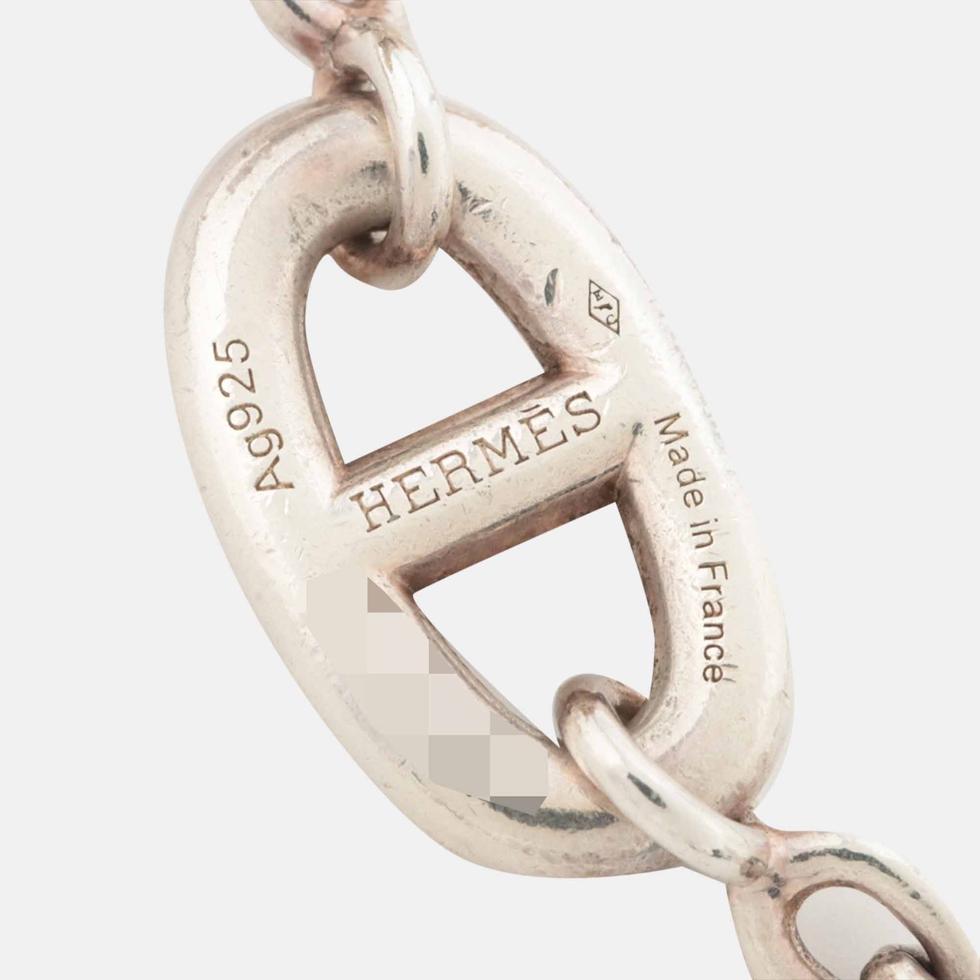 

Hermes Chaine d'Ancre Farandole Necklace, Silver