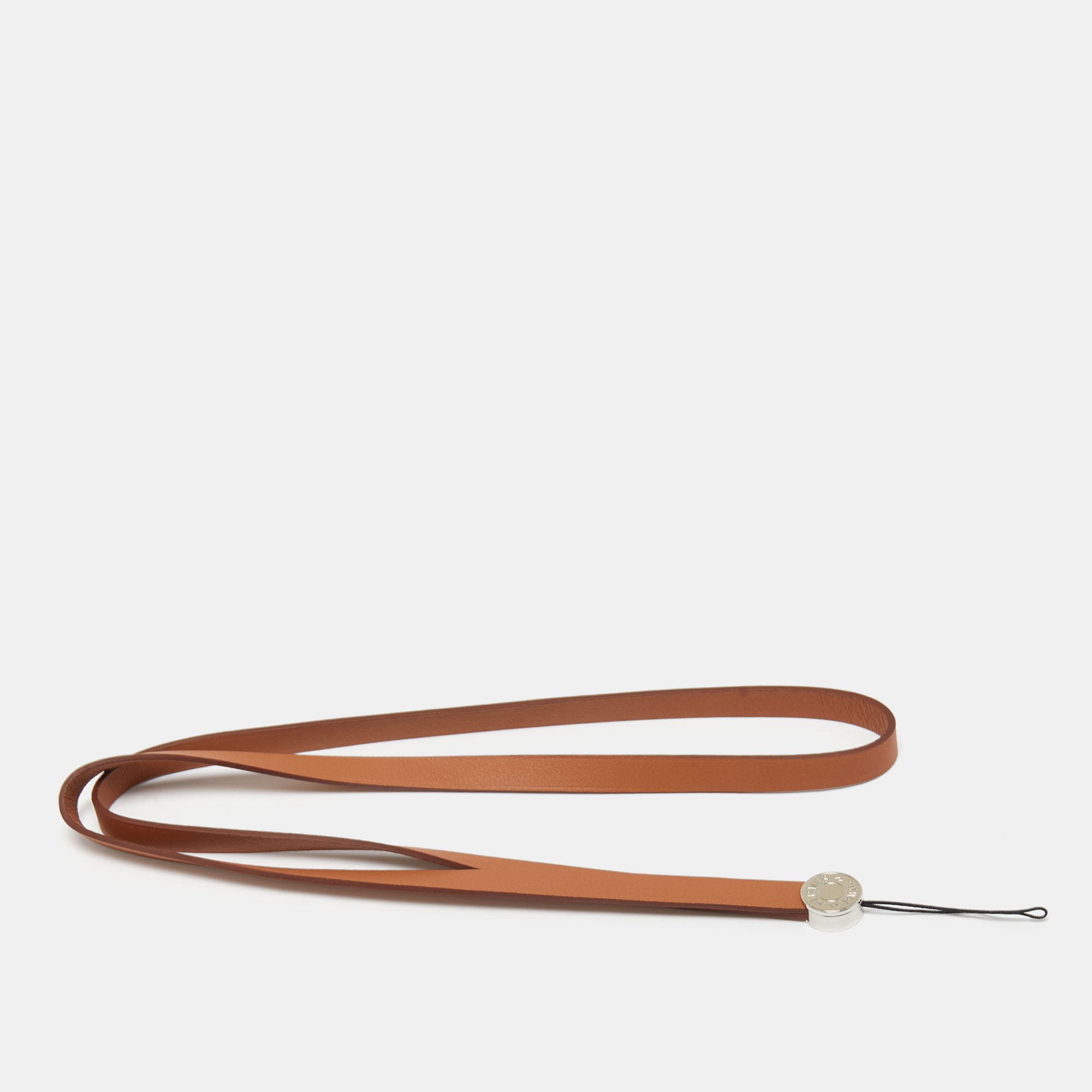 

Hermes Natural Vache Hunter Lanyard, Brown