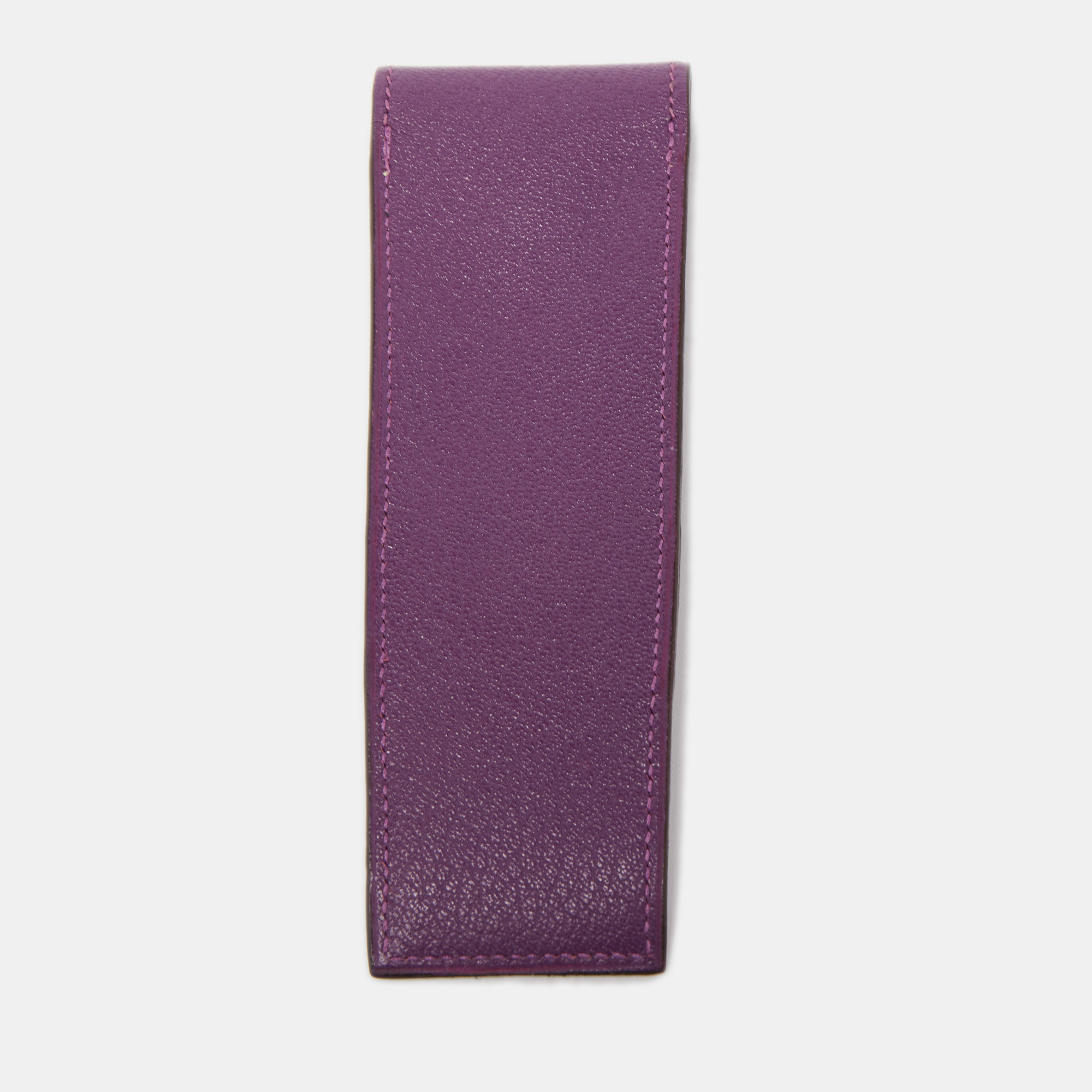 

Hermes Anemone Chevre Leather Hugo Pen Case, Purple