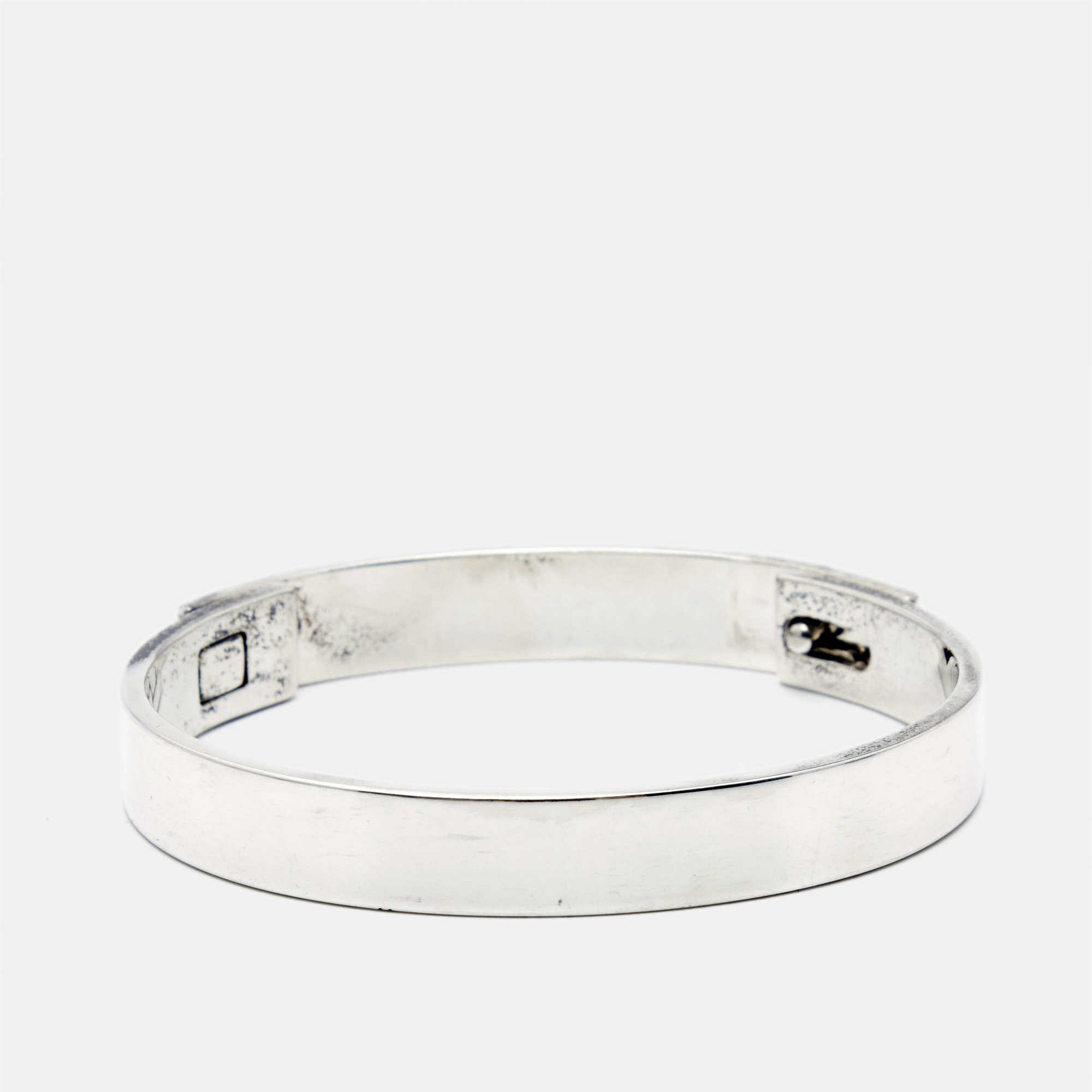 

Hermes Collier De Chien Sterling Silver Bracelet