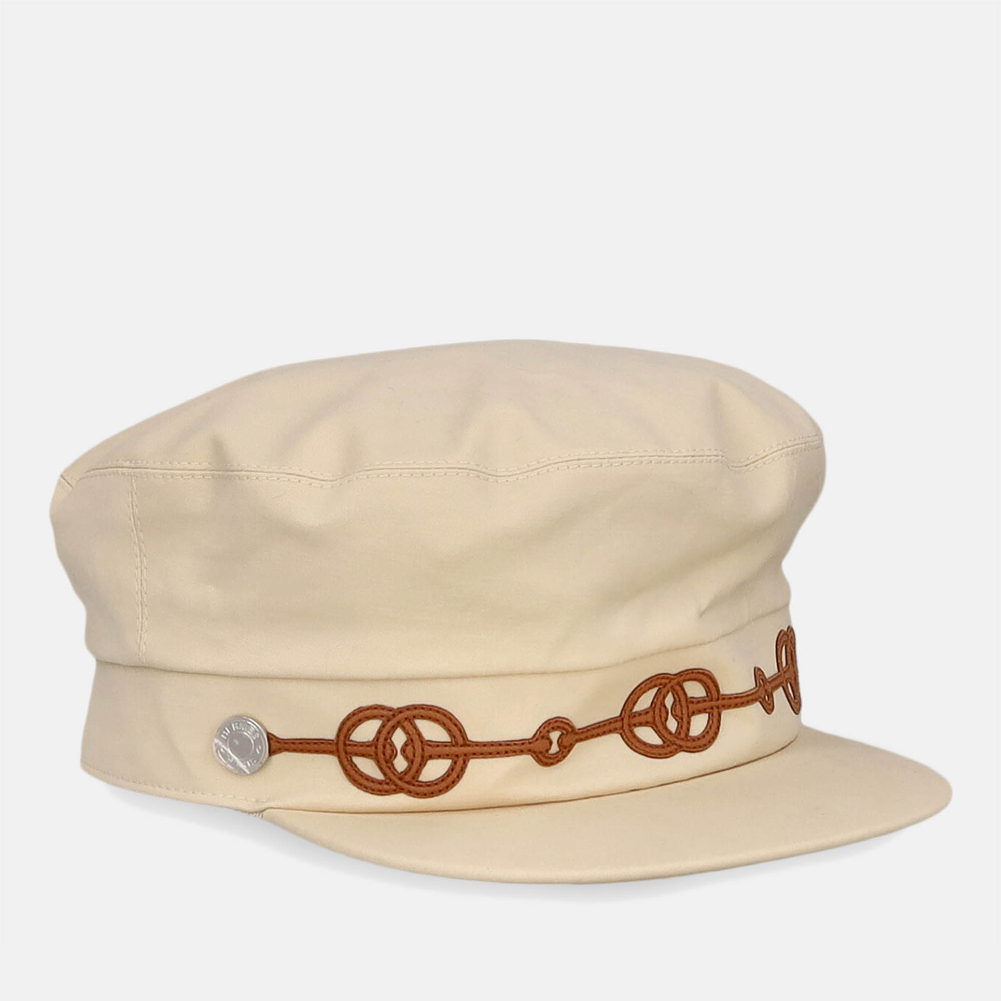 

Hermes Women's Cotton Hat - Beige