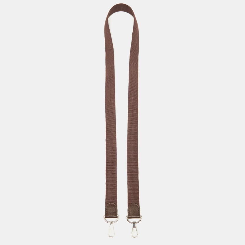 

Hermes Plum Canvas Shoulder Bag Strap, Purple