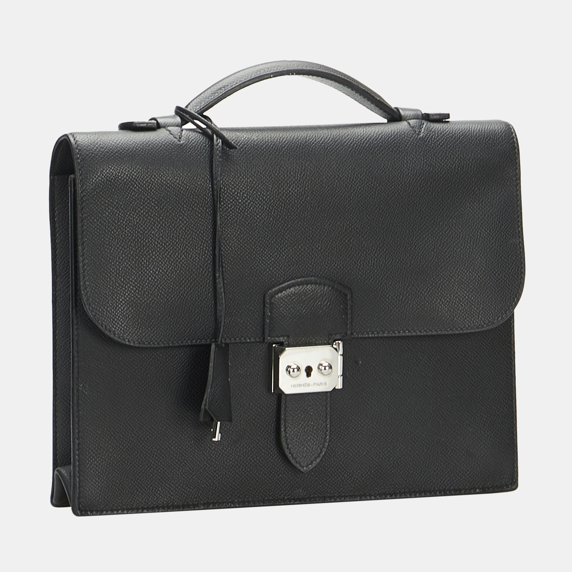 

Hermes Black Taurillon Sac a Depeches 27