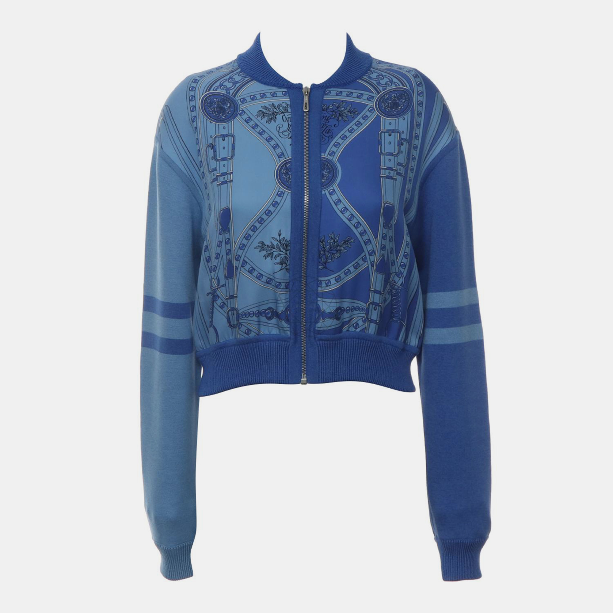 

Hermes Grand Tralala Bomber Jacket, Blue