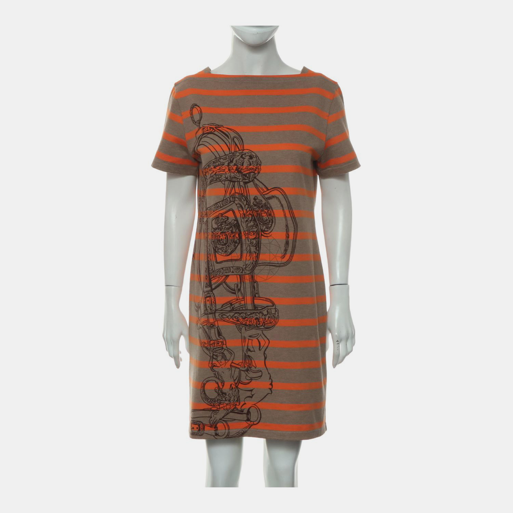 Hermes Stripes Dress 40 