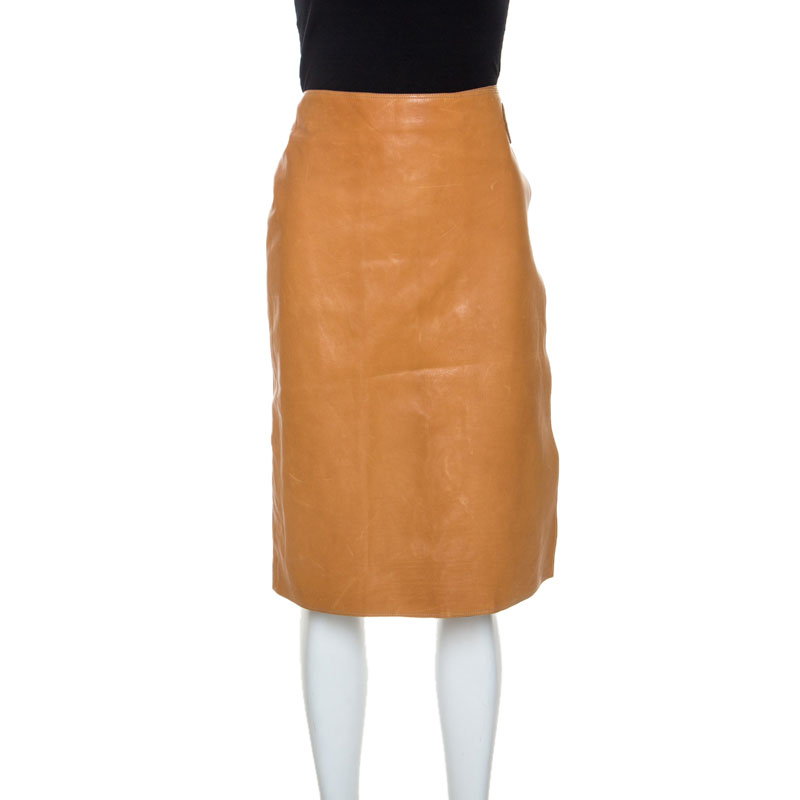 tan wrap skirt