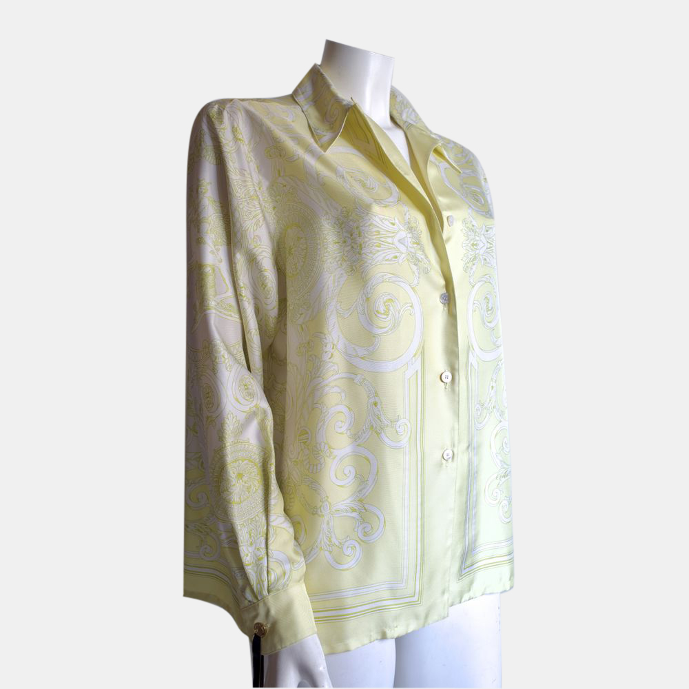 

Hermes Yellow Camicia in seta Shirt Size Tg.42 FR