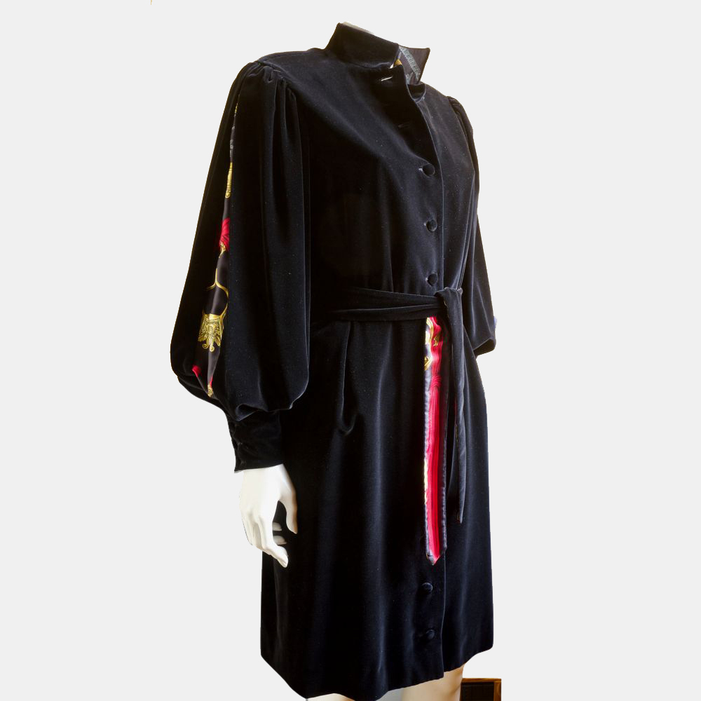 

Hermes Black Abito velluto Dress Size Tg.42 FR