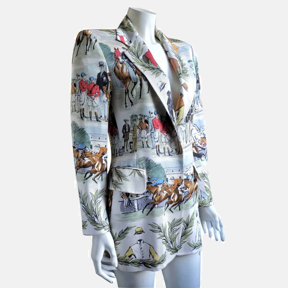 

Hermes Multicolor Giacca seta Blazer Size Tg.38 FR