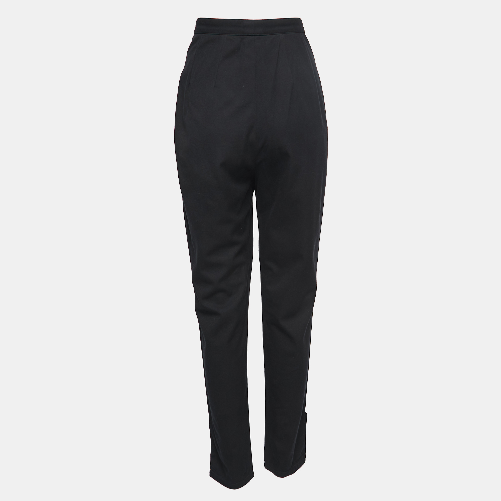 

Hermes Black Cotton Tapered Leg Pants