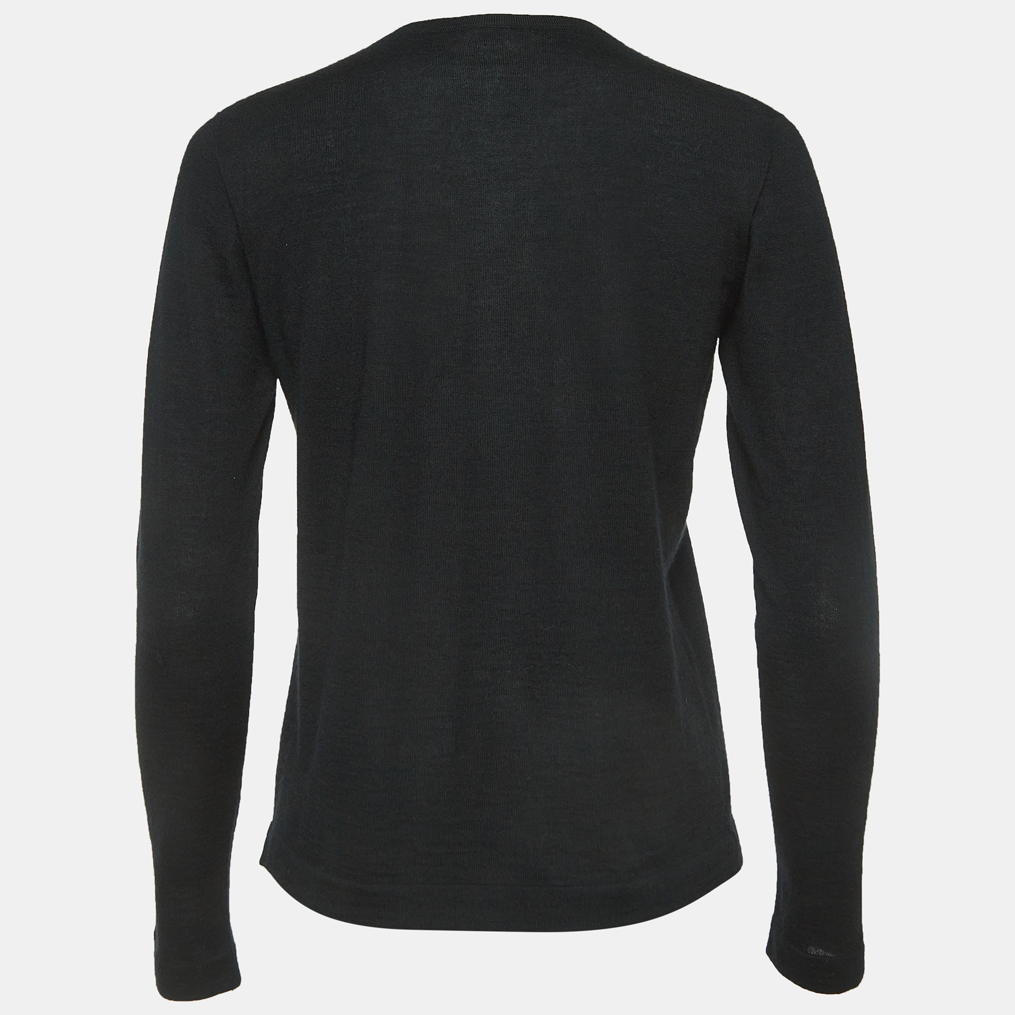 

Hermes Black Knit But Front Cardigan