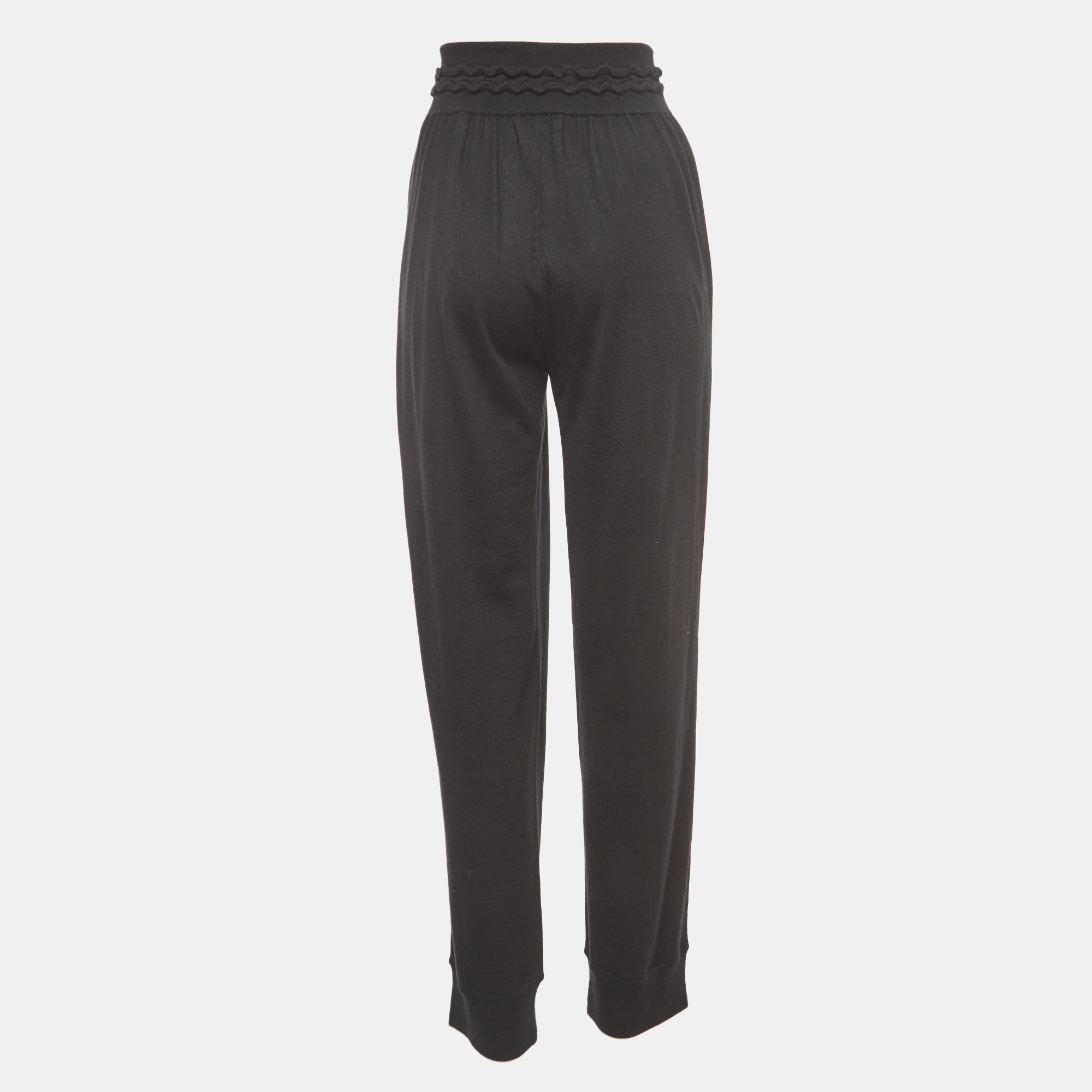 

Hermes Black Cashmere & Silk Drawstring Jog Pants