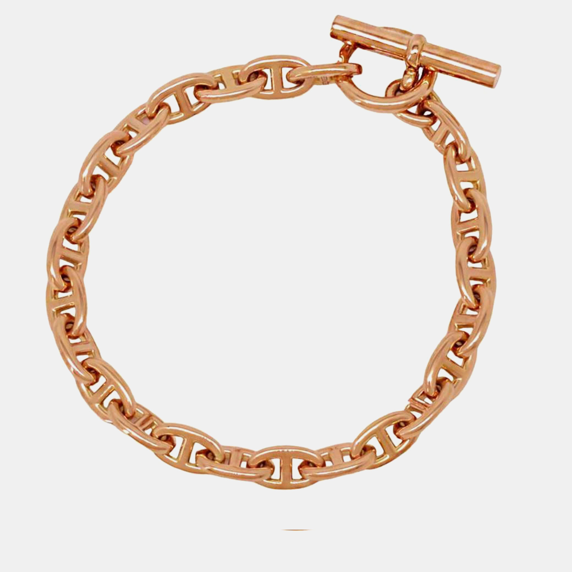 

Hermes 18K pink gold Chaine d'Ancre bracelet