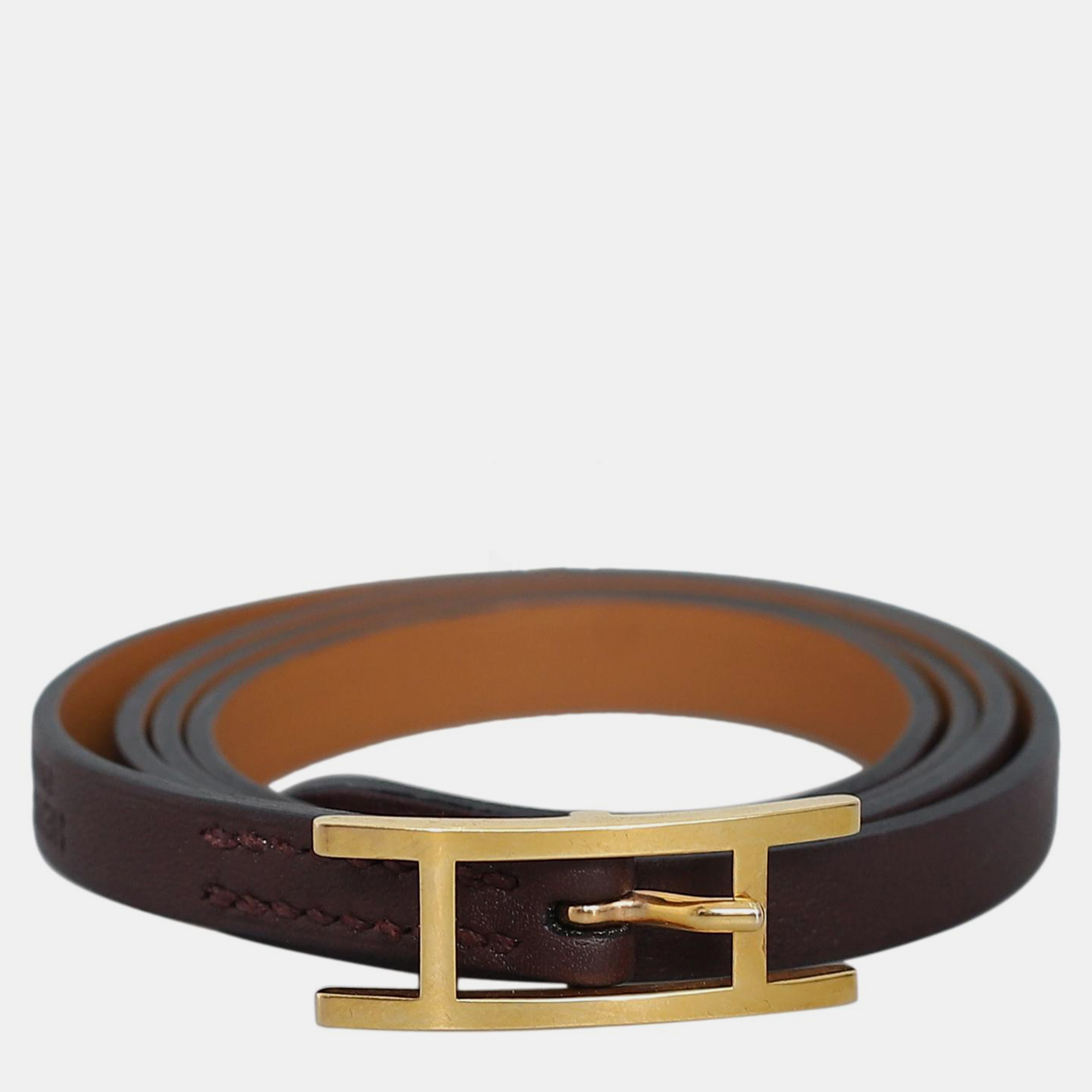 

Hermes Hapi Quad Tour Bracelet, Burgundy