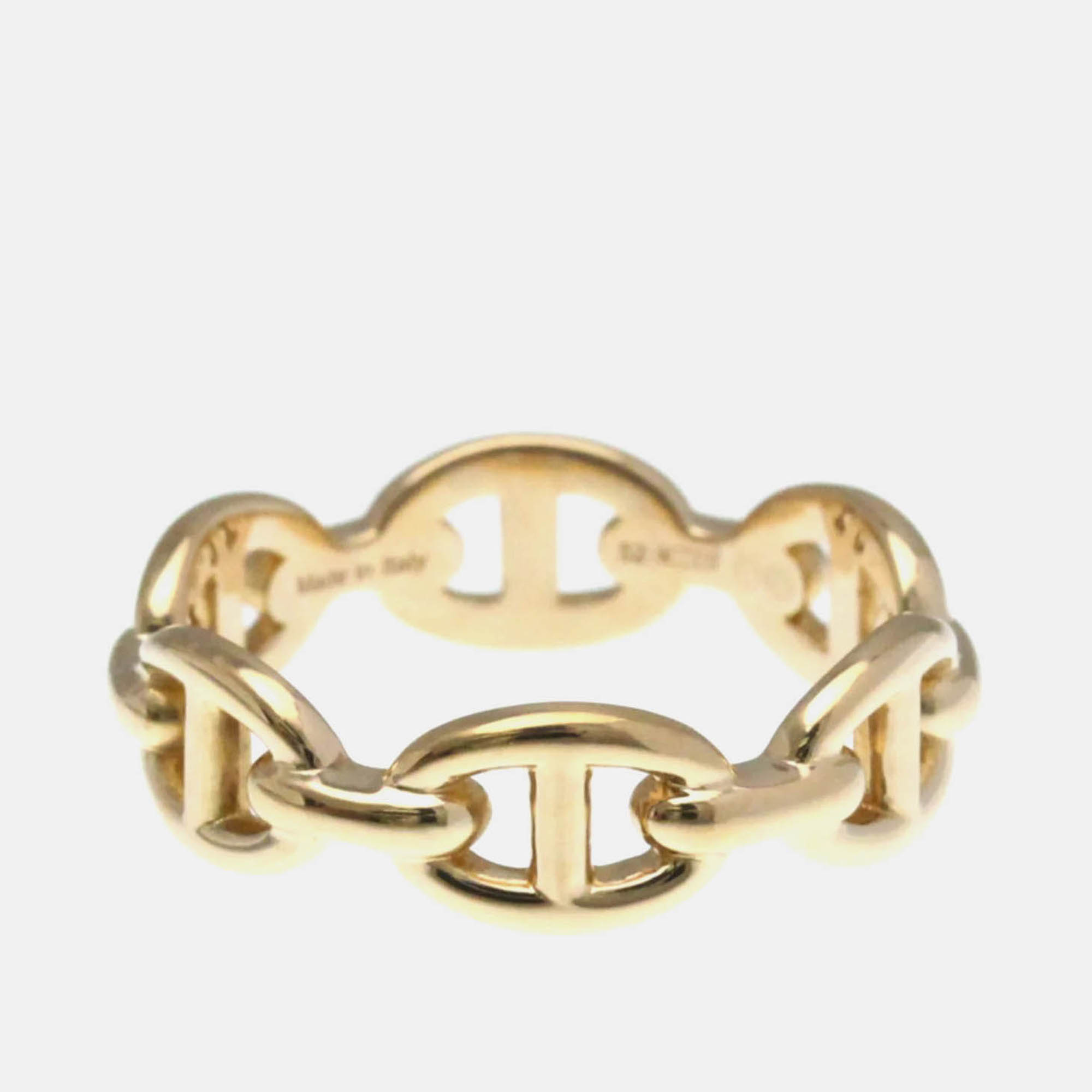 

Hermes Chaine D'ancre Pink Gold 18K Band Ring EU